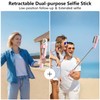 yAyusi Extendable Mini Selfie Stick, Portable Pocket Selfie Stick with