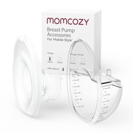 Momcozy Original Mobile Style | M6 Replacement Accessories, Original M6 Breastfeeding Parts (Flange 24mm & Collector)