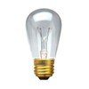 Sival - 11S14 Sign Light Bulb (S14), 11 Watts, Clear,