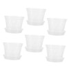 CIYODO 6sets Transparent Orchid Pots Breathable Net Pots Drainage and