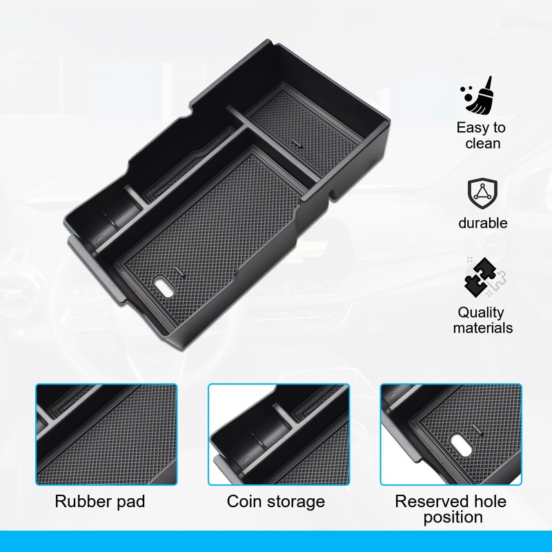 EDBETOS 2025 Equinox Center Console Organizer Compatible with Chevy Equinox