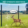FRUITEAM 8ft×165ft Deer-Fence,Deer-Netting for Garden,Wildlife Netting,Heavy Duty Garden Fencing Roll