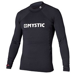 Mystic Star Junior Long Sleeve Rashvest - Black S