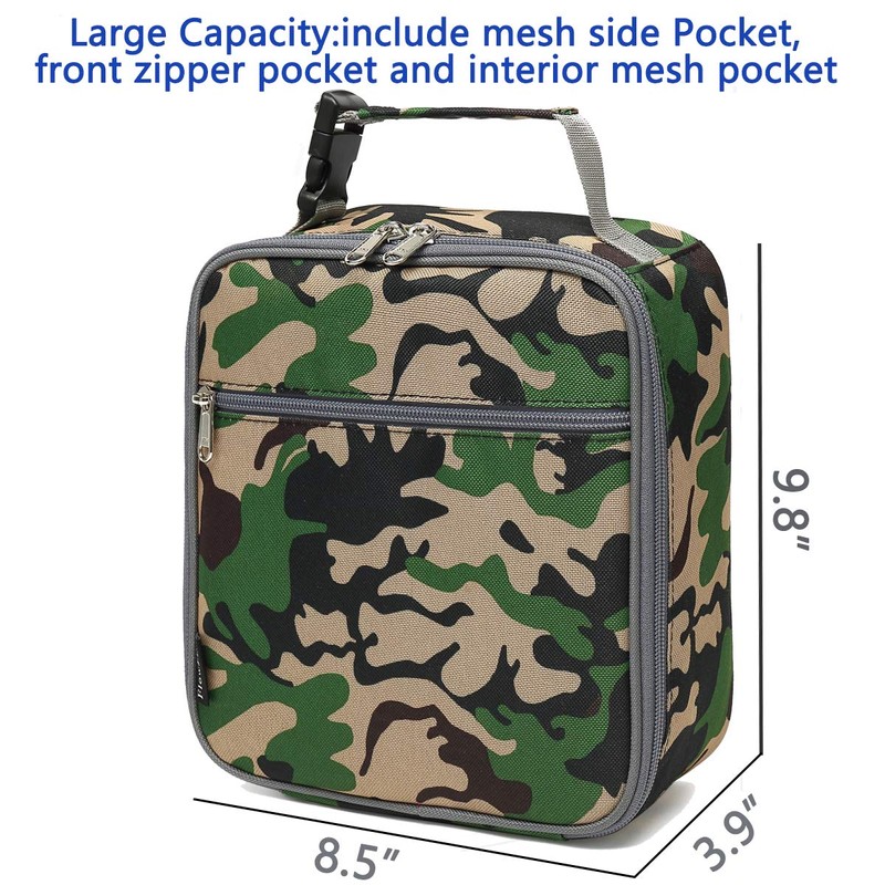 FlowFly Lonchera para niños, bolsa suave aislada, mini enfriador de