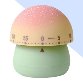 Mechanical Kitchen Timer, Cute Wind Up 60-Minute Manual Countdown for Kids, Classroom, Home, Study and Cooking