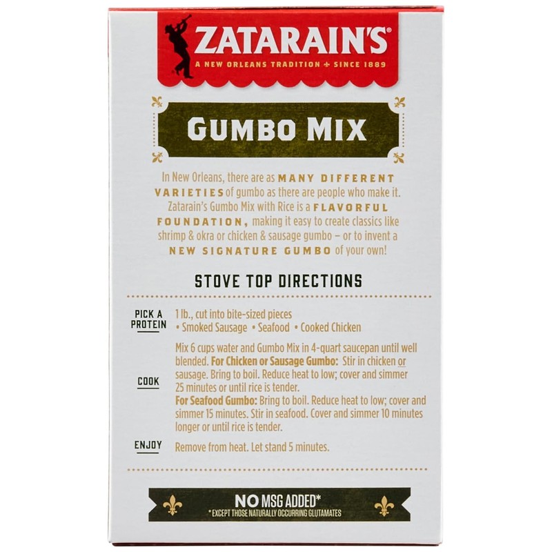 Zatarain's Gumbo Mix, 7 oz (Pack of 8)