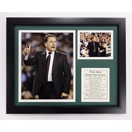 Tom Izzo - Michigan State 11" X 14" Framed Photo Collage by Legends Never Die, Inc.