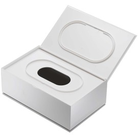 Yamazaki Industries 7862 Wet Tissue Case, Veil, White