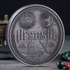 iayokocc Souvenir Coin YES NO Flipping Challenge Coin Decision Maker