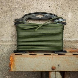 100 Feet 550 Paracord with Line Winder Rope Organizer (Pink Snake)