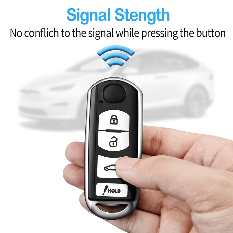 Tukellen for Mazda Key Fob Cover,Special Soft TPU Key Case