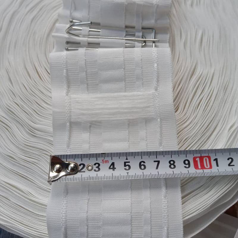 Hoonng Curtain Tape Loop Tape, Pencil Pleat Tape, Curtain Tape
