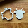 Sweet Prints Inc Cow Face (outline) Cookie Cutter - Dishwasher