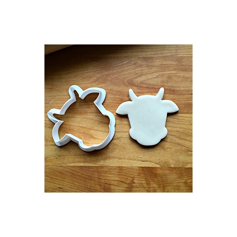 Sweet Prints Inc Cow Face (outline) Cookie Cutter - Dishwasher