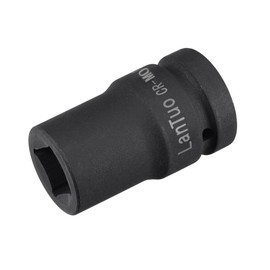 uxcell 1" Drive by 21mm Square Impact Socket, CR-MO 80mm Length, Standard Metric Sizes
