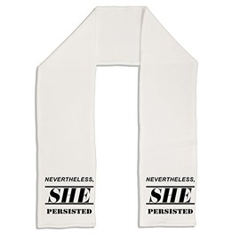 TooLoud Nevertheless She Persisted Women's Rights Adult Fleece 64" Scarf