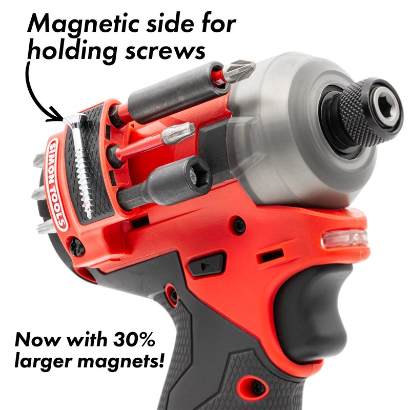 Simon Tools Magnetic Bit Holder for Milwaukee M12 Impact Driver