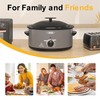 SUNVIVIPRO Slow Cooker with Self-Basting Lid, Electric Turkey Roaster Oven