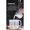 HUANIZI 1 x 2.5L Mixing Bowl with Lid, Transparent Mixing
