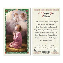 A Prayer For Children Laminated Prayer Cards - Pack of 25- English