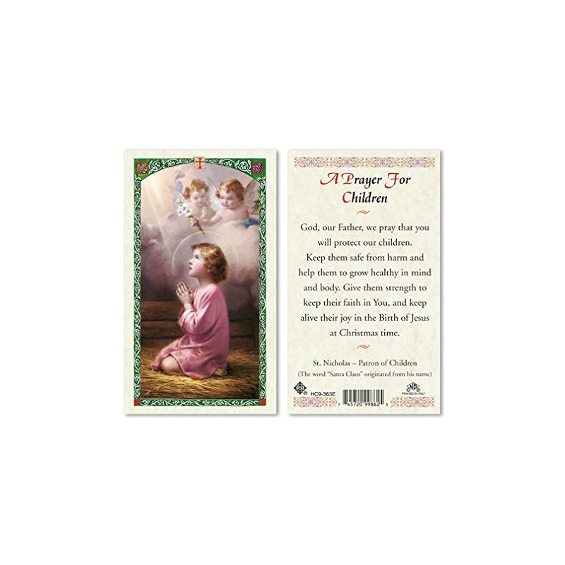 A Prayer For Children Laminated Prayer Cards - Pack of