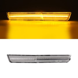 Mynoway LED Side Marker Lights Replacement for Challenger SRT Hellcat/Redeye, R/T Scat Pack Widebody 2018-2022, Demon/Super Stock, Side Fender Parking Lamp Replace OE 68195796AB, 68319391AA