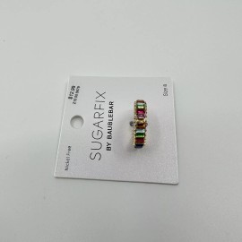 Sugarfix By Baublebar Ring Size 8 Multicolor Rainbow Colorful Rhinestones