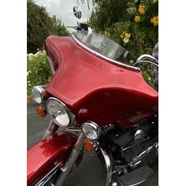 Sled Shields 4" Light Tint Windshield Compatible with Harley Davidson Street Glide/Electra Glide/Ultra Classic/Tri-Glide 2014-2023 Models