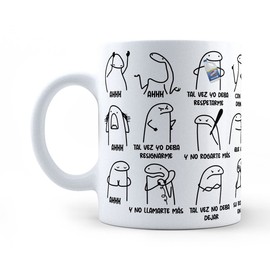 LISE GRAPHIX | Taza Canción Flork Así No Te Amará Jamás | Taza de Cerámica | 11 Onzas | 325 mL | Un Detalle Original para Todo Momento | Ideal Para Casa u Oficina