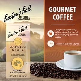 Morning Glory Ground Gourmet Coffee by Bostons Best - 12 oz Coffee