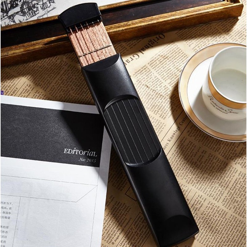 MINGZE Pocket Guitar, Pocket Guitar, Pocket Acoustic Guitar Practice Tool