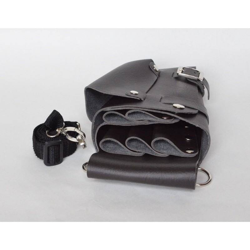 Hairdresser Scissor Case Black Bag (Black)