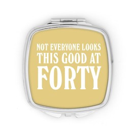 Plumfoolery 40th Birthday Gift Not Everyone Looks this Good at Forty (40, Yellow)