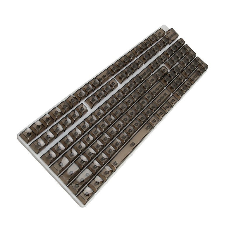 Keycap Set 132 Keys High Transparent PC CBSA Heigh Matte