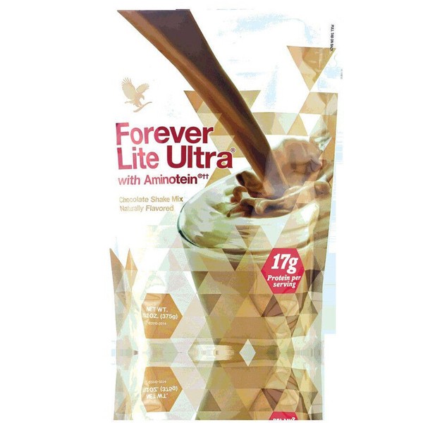 New Sealed Forever Lite Ultra with Aminotein Chocolate Milk Shake licuado 13.2oz
