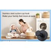 YEYSXSY Luxe Hold No Drill Hooks Stainless Steel Waterproof Suction