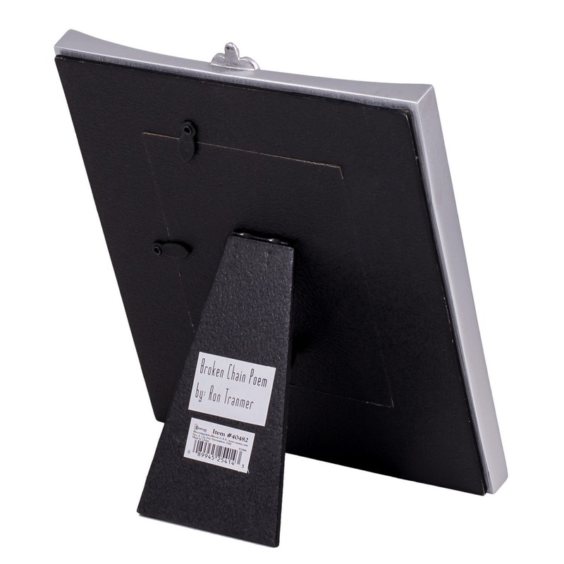 Roman Memorial Picture Frame with Verse Holds 3.5 x 5