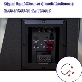 XYgdhqpt 1560-57865-01 Signal Input Harness Compatible with Punch P300-10 and Punch P300-12 Amplified Subwoofer Enclosures