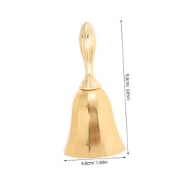 jojofuny Vintage Metal Restaurant Call Bell Retro Handheld Service Tool for Hotels Bars and Kitchens Unique Design Craftsmanship for Reception and Dining Decor