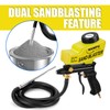 NANPU Light-Duty Air Sandblaster Gun Kit with Siphon & Gravity