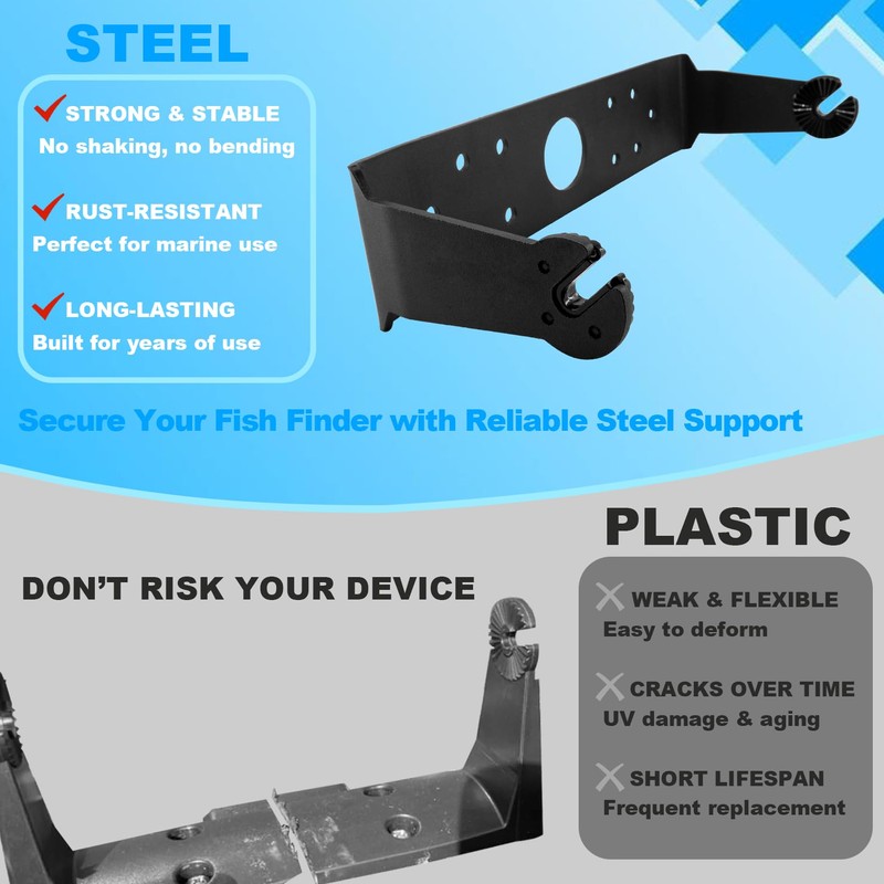 000-11020-001 Gimbal Mounting Bracket with Knobs for 9" Touchscreen Fish