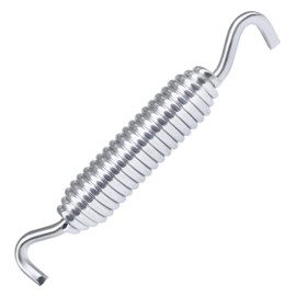 Amavoler 3.7" Chrome Jiffy Stand Kickstand Spring fits for Harley Sportster Softail Super Glide Touring (chrome)