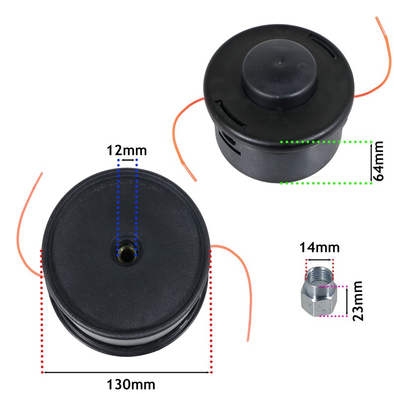 Spares2go Trimmer Head compatible with Stihl fits AutoCut 40-2 FS350