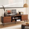 ASHOMELI 69" TV Console,Mid Century Modern Media Console for 32~75