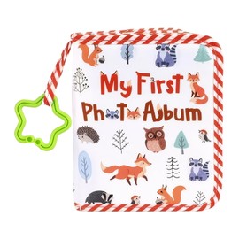 Photo Album Baby Emerald Green Soft Photo Album for Babies,My First Photo Album for Baby 14x18cm Baby First Photo Album,Baby Photo Book Suitable as a Gift for Babies and Young Children