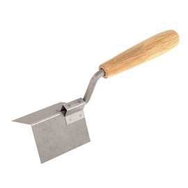 Bon 13-299 Outside Corner Trowel, Stainless Steel 2-inch x 2-inch, Wood Handle