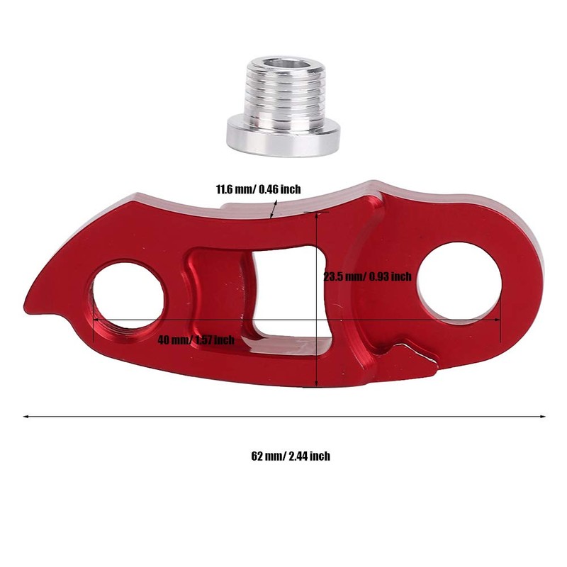 Derailleur Hanger Extension, Bicycle Frame Rear Hook Extension, Derailleur Hanger
