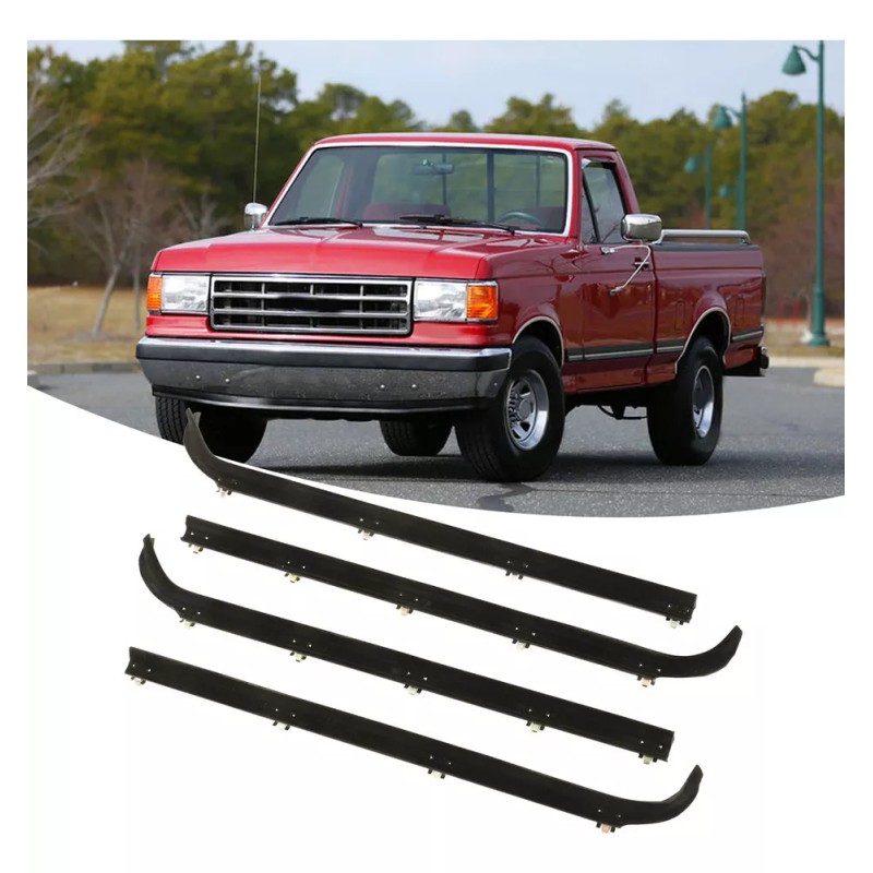 común (uso) Burlete Impermeable Para Ventana Delantera, 4 Unidades, Colo