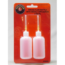LIONEL Smoke Fluid Bottle W/Needle Dropper 2 Pack Fluid not Included 2430020