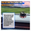 Helicopter Car Air Fresheners with Solar Rotating, Creative Car Perfume